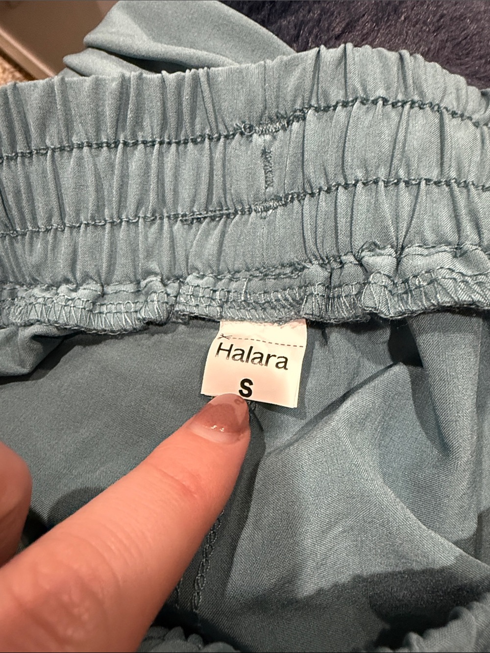 NWOT Halara Blue Breezeful Highwaisted Drawstring Casual Joggers - Picture 10 of 13
